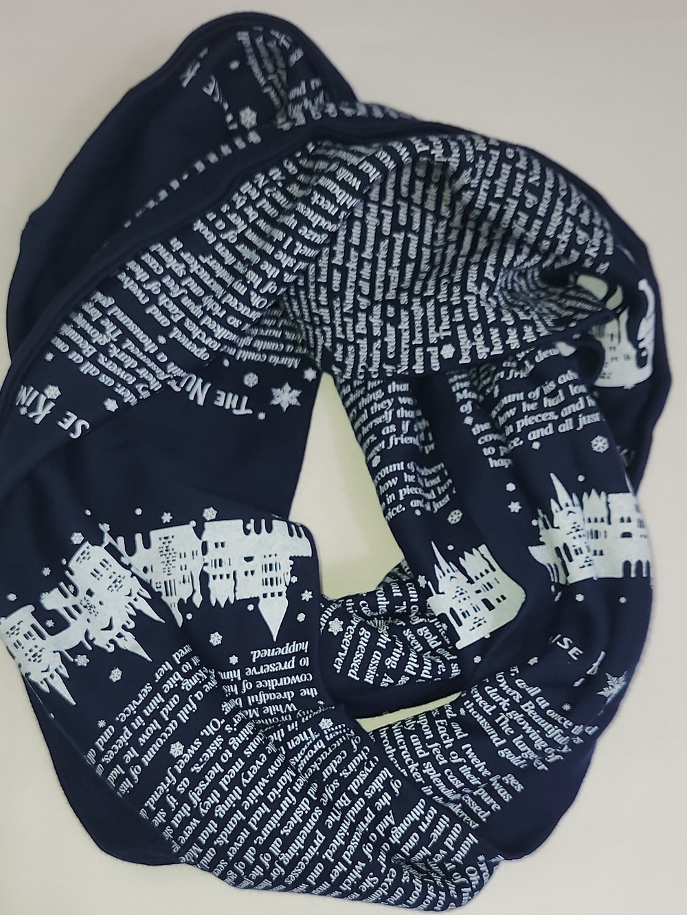 Storiarts The Nutcracker And The Mouse King Navy Blue Scarf